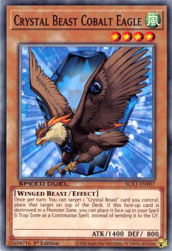 Crystal Beast Cobalt Eagle [SGX1-ENF07] Common | Chromatic Games