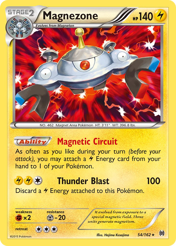 Magnezone (54/162) (Theme Deck Exclusive) [XY: BREAKthrough] | Chromatic Games