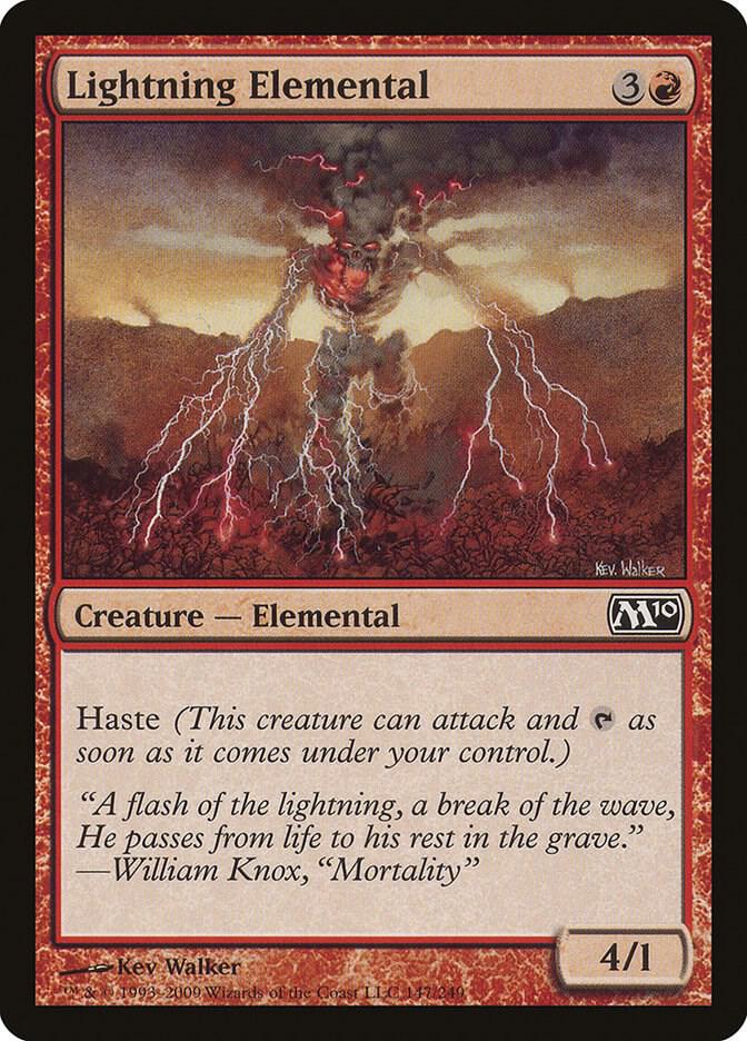 Lightning Elemental 147/249 (Magic 2010 (M10))  | Chromatic Games
