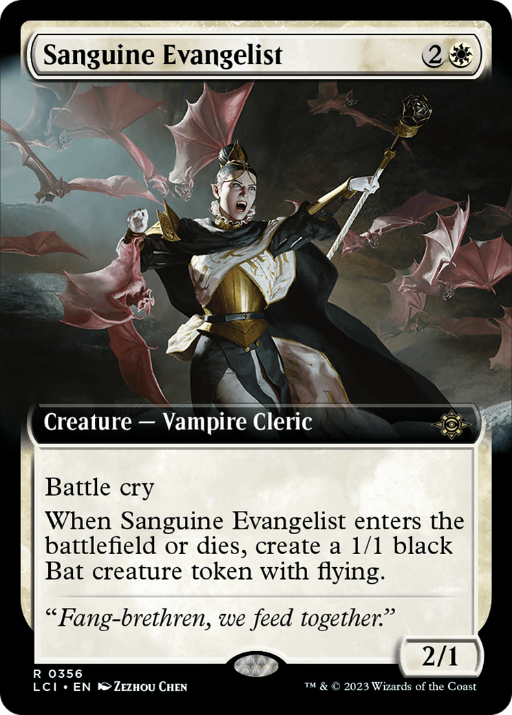 Sanguine Evangelist (Extended Art) [The Lost Caverns of Ixalan] | Chromatic Games