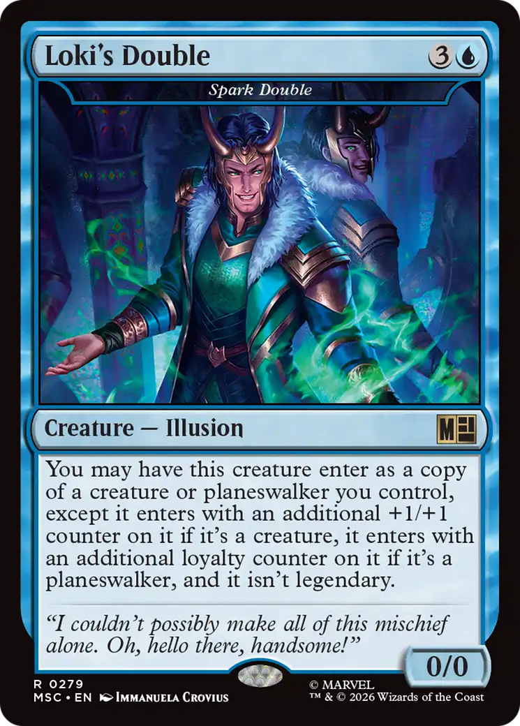 Loki's Double - Spark Double (Surge Foil) [Marvel Super Heroes Commander] | Chromatic Games