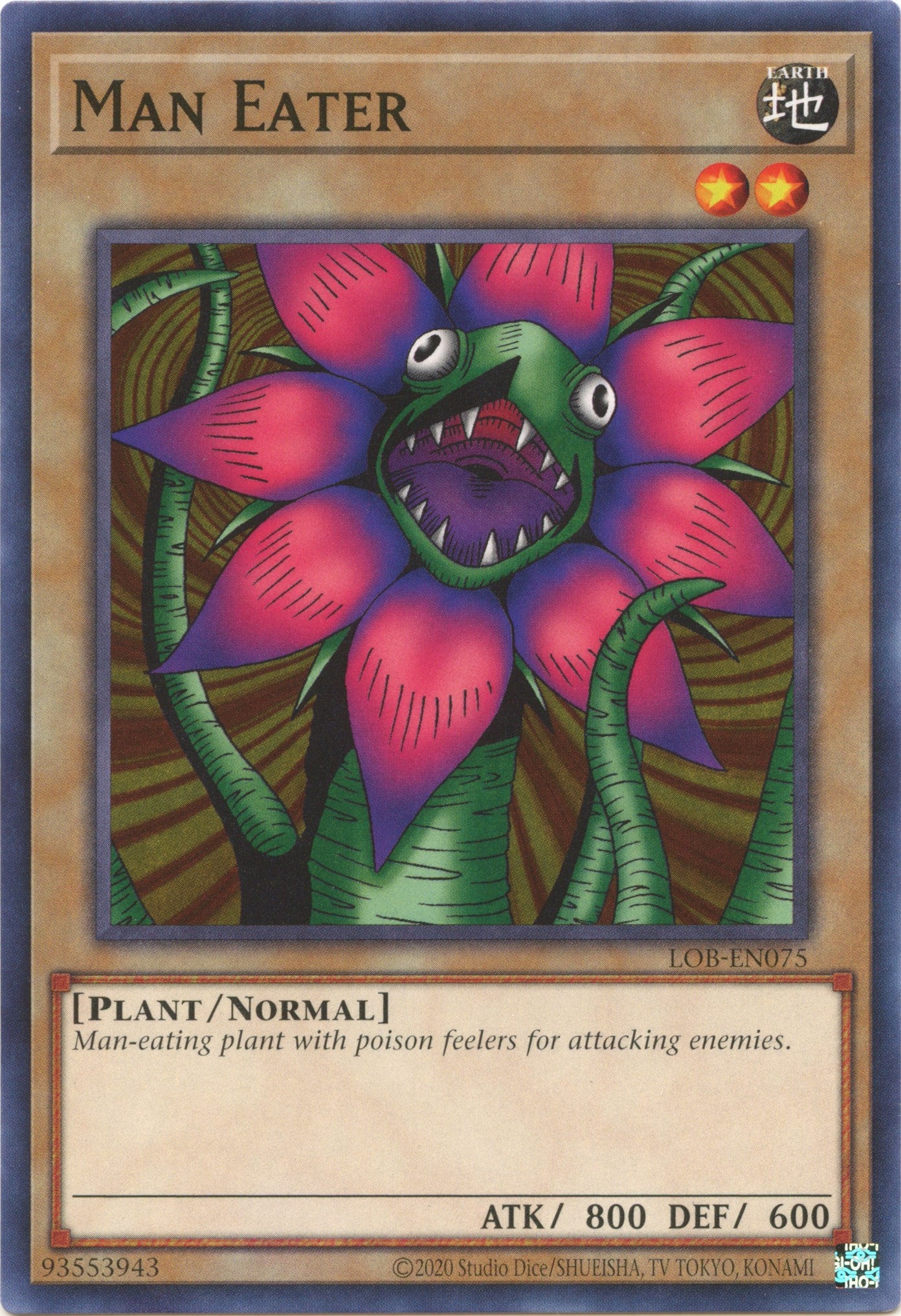Man Eater (25th Anniversary) [LOB-EN075] Common | Chromatic Games
