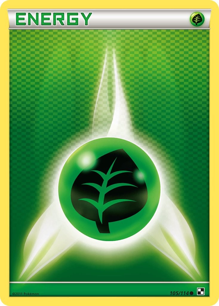 Grass Energy (105/114) [Black & White: Base Set] | Chromatic Games
