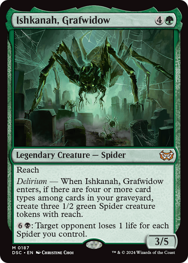 Ishkanah, Grafwidow [Duskmourn: House of Horror Commander] | Chromatic Games