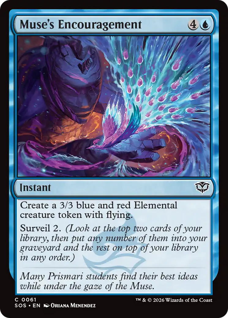 Muse's Encouragement [Secrets of Strixhaven] | Chromatic Games