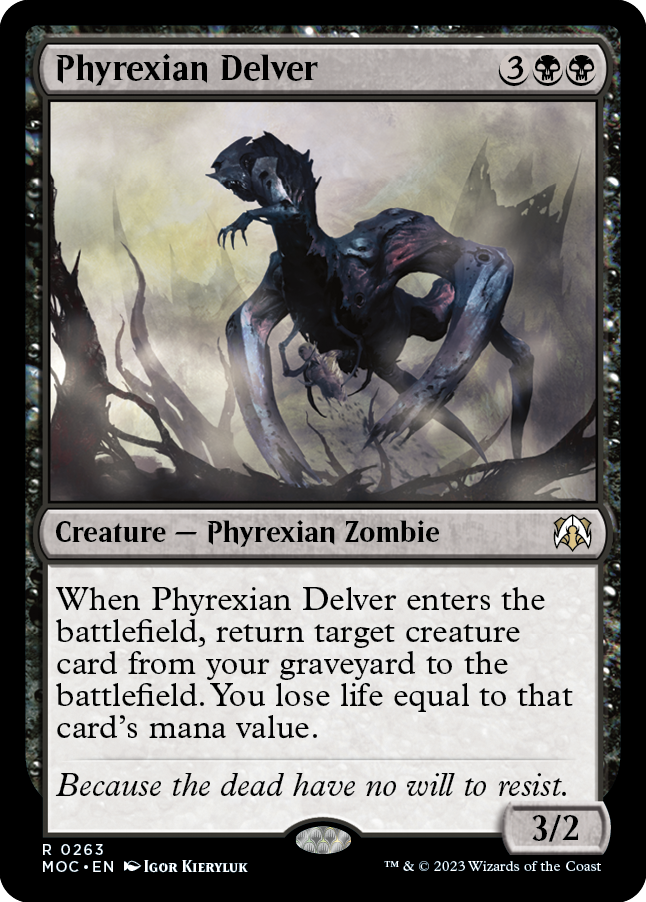 Phyrexian Delver [March of the Machine Commander] | Chromatic Games