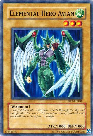 Elemental Hero Avian [DR3-EN181] Common | Chromatic Games