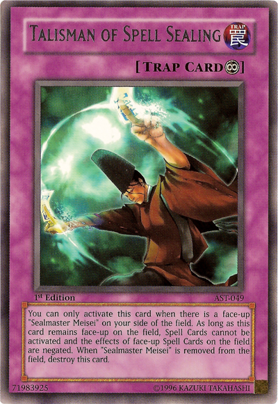 Talisman of Spell Sealing [AST-049] Rare | Chromatic Games