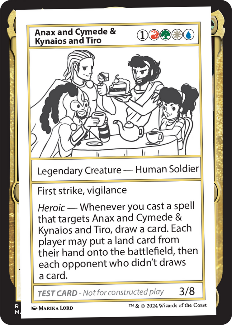 Anax and Cymede & Kynaios and Tiro [Mystery Booster 2 Playtest Cards] | Chromatic Games