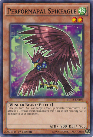 Performapal Spikeagle [MP15-EN194] Common | Chromatic Games