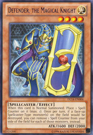 Defender, the Magical Knight (Purple) [DL14-EN006] Rare | Chromatic Games