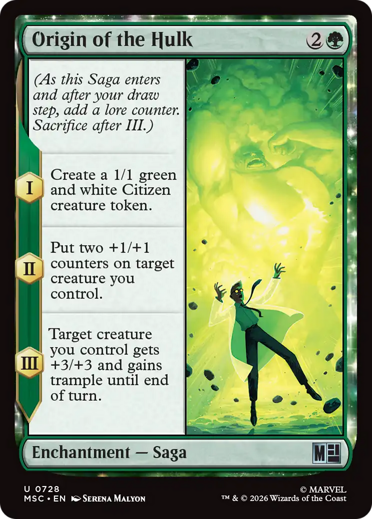 Origin of the Hulk [Marvel Super Heroes Commander] | Chromatic Games