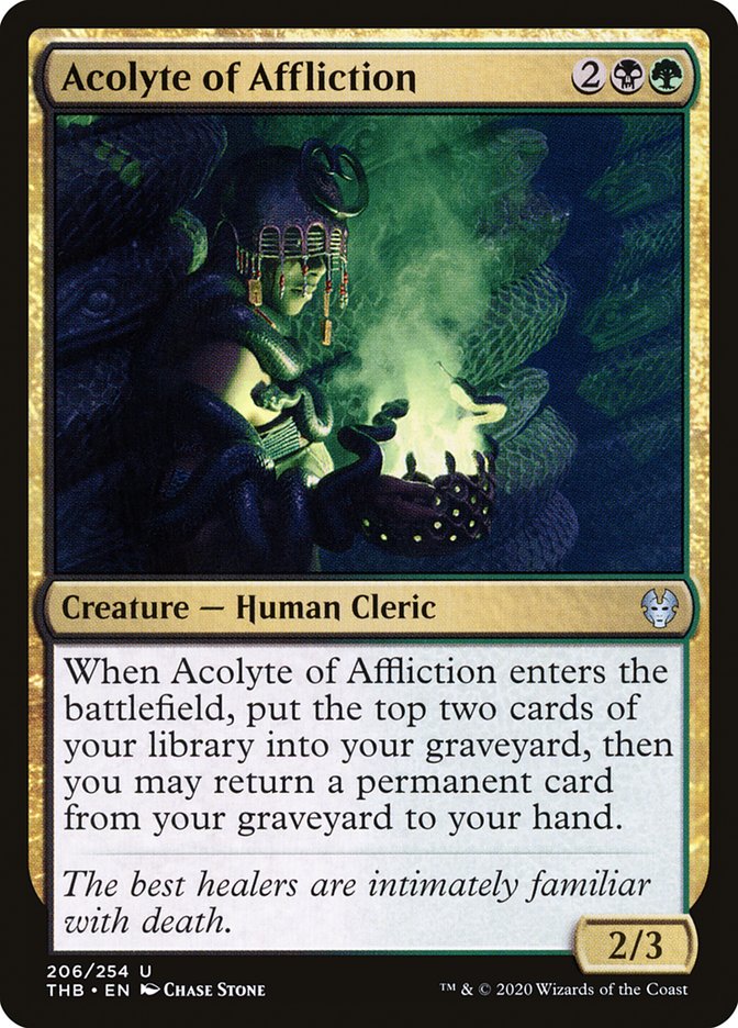 Acolyte of Affliction 206/254 (Theros Beyond Death)  | Chromatic Games