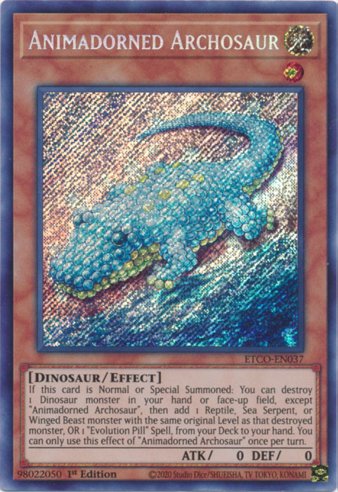 Animadorned Archosaur [ETCO-EN037] Secret Rare | Chromatic Games