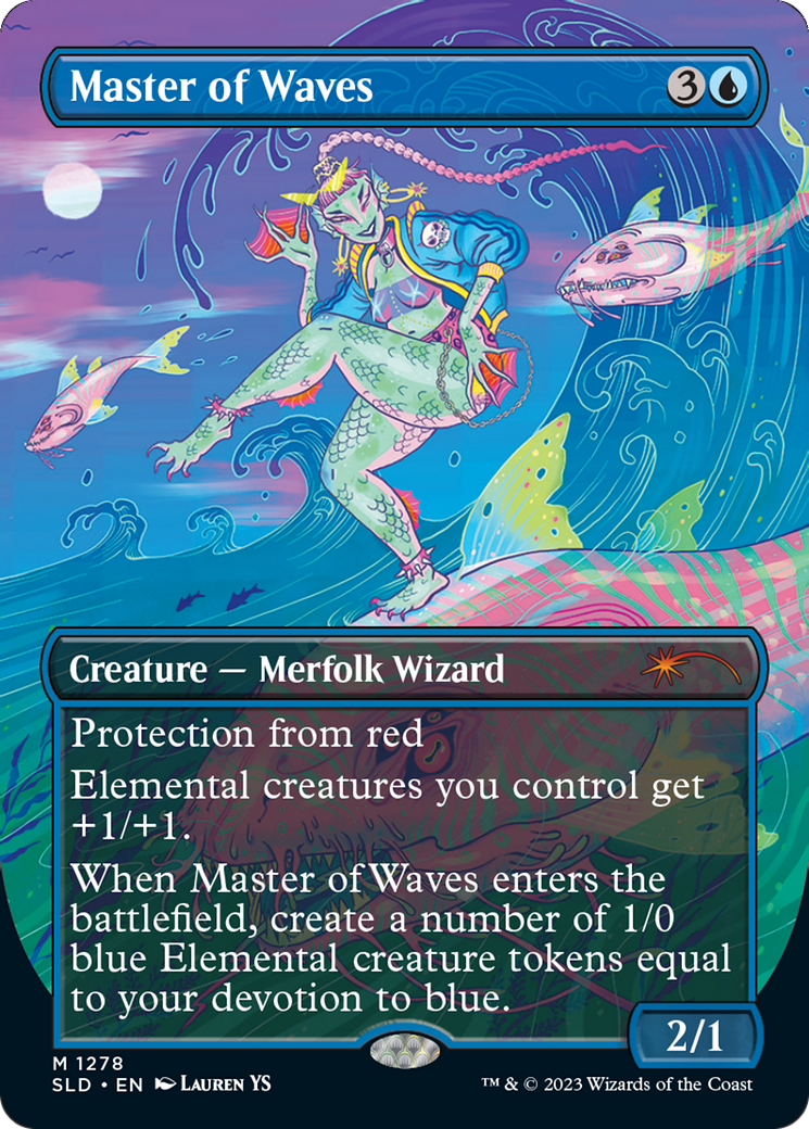 Master of Waves (Borderless) [Secret Lair Drop Series] | Chromatic Games