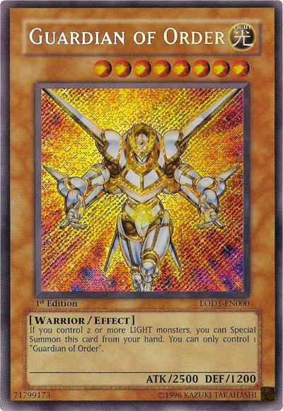 Guardian of Order [LODT-EN000] Secret Rare | Chromatic Games