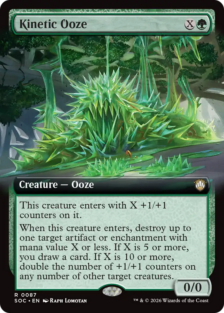 Kinetic Ooze (Extended Art) [Secrets of Strixhaven Commander] | Chromatic Games