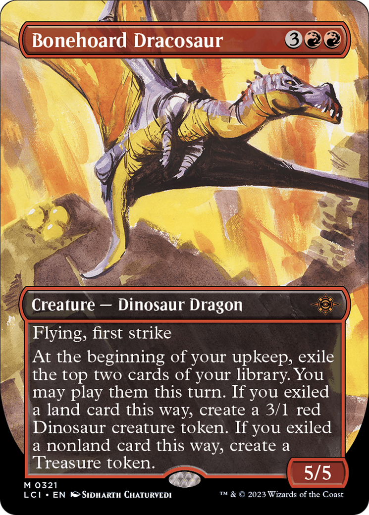 Bonehoard Dracosaur (Borderless) [The Lost Caverns of Ixalan] | Chromatic Games