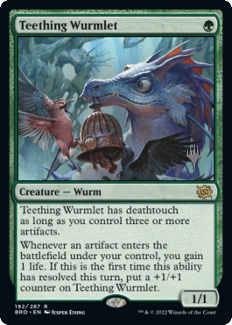 Teething Wurmlet (Promo Pack) [The Brothers' War Promos] | Chromatic Games