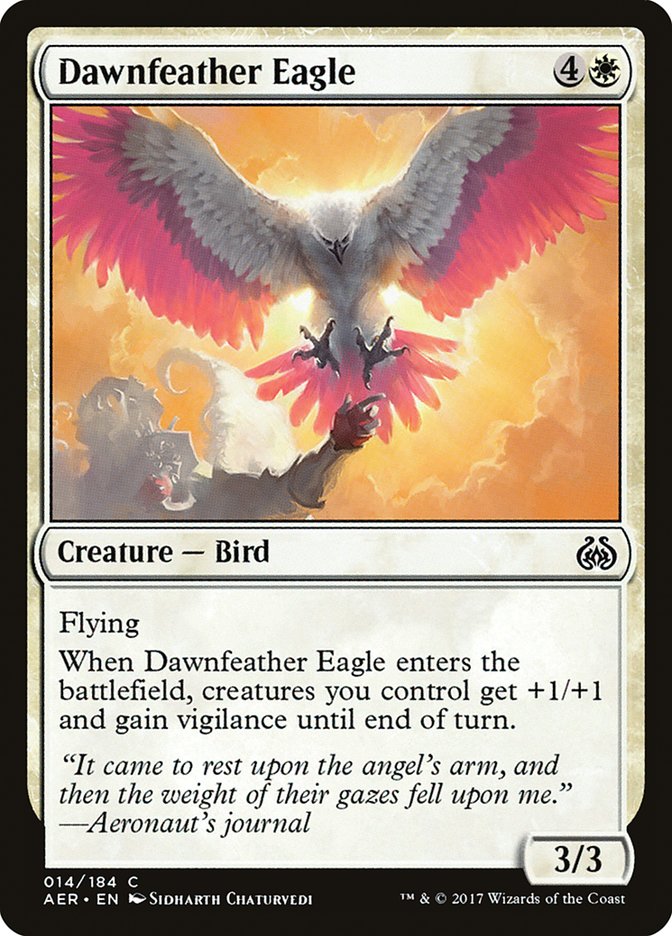 Dawnfeather Eagle 14†/184 (Aether Revolt)  | Chromatic Games
