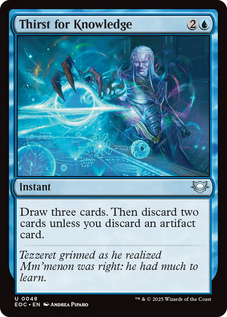 Thirst for Knowledge [Edge of Eternities Commander] | Chromatic Games