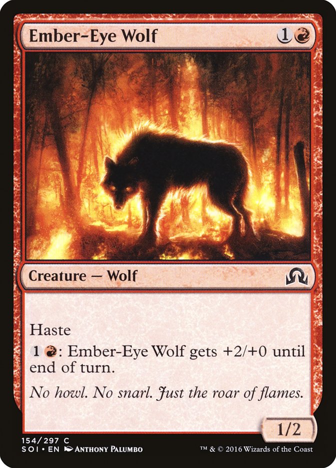 Ember-Eye Wolf 154/297 (Shadows over Innistrad)  | Chromatic Games