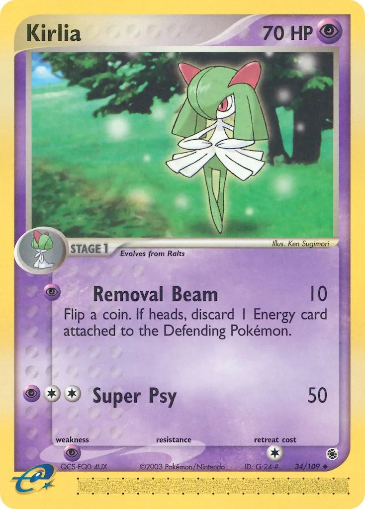 Kirlia (34/109) [EX: Ruby & Sapphire] | Chromatic Games
