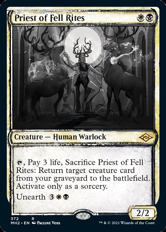 Priest of Fell Rites (Sketch) [Modern Horizons 2] | Chromatic Games