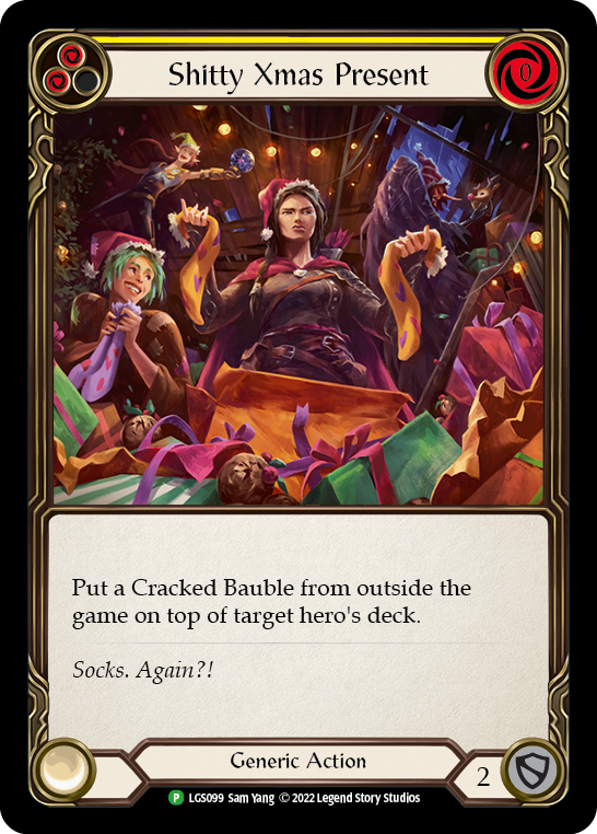 Shitty Xmas Present [LGS099] (Promo)  Rainbow Foil | Chromatic Games