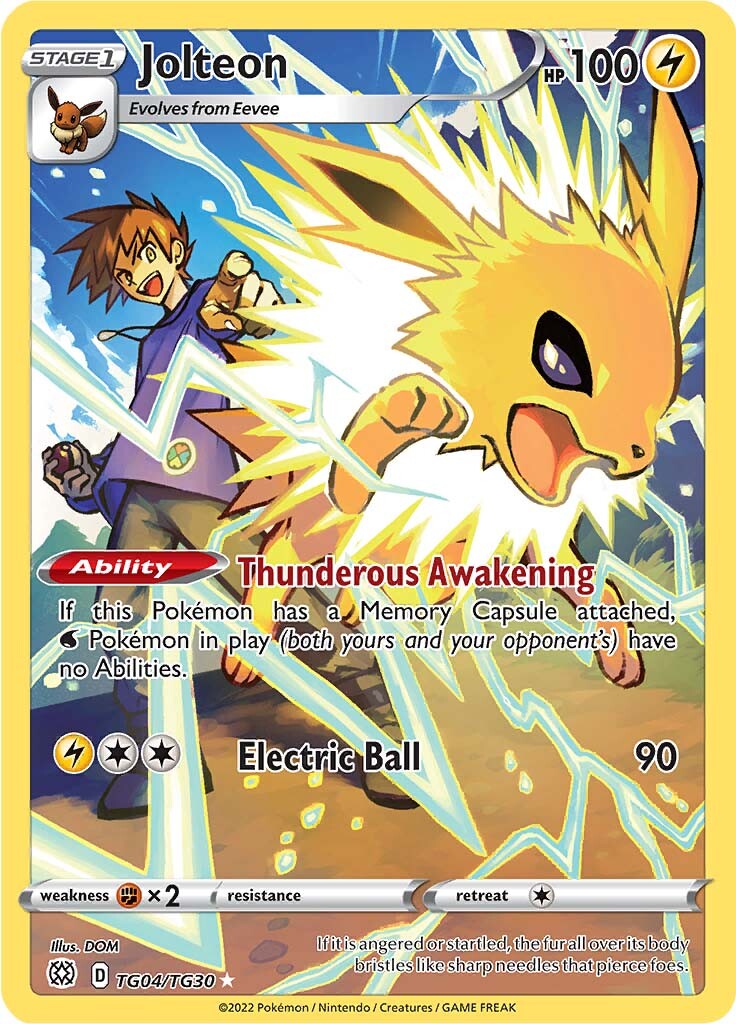 Jolteon (TG04/TG30) [Sword & Shield: Brilliant Stars] | Chromatic Games