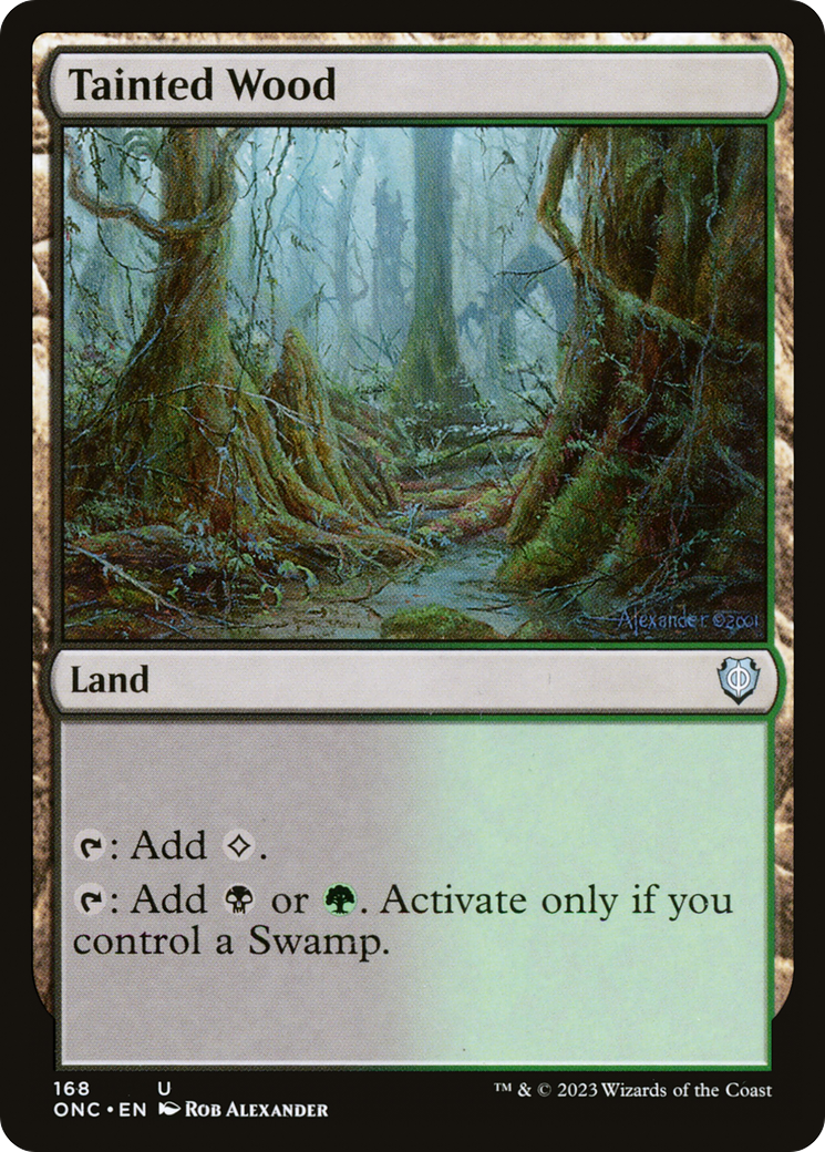 Tainted Wood [Phyrexia: All Will Be One Commander] | Chromatic Games