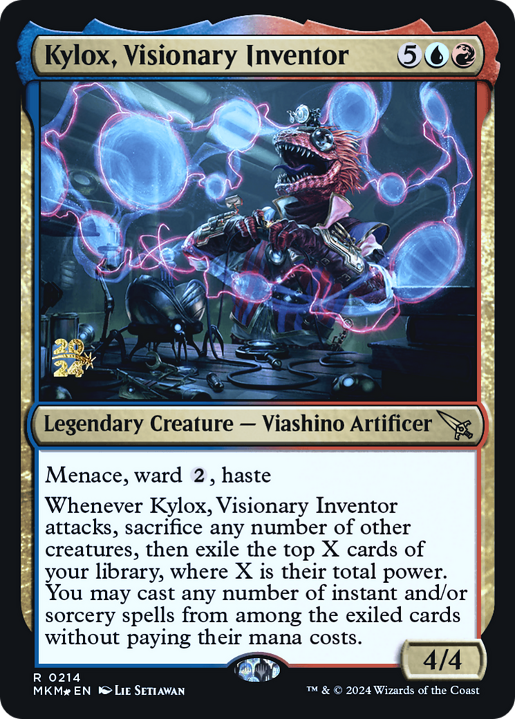 Kylox, Visionary Inventor [Murders at Karlov Manor Prerelease Promos] | Chromatic Games