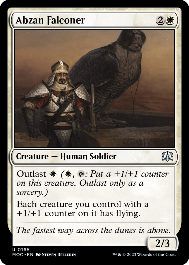 Abzan Falconer [March of the Machine Commander] | Chromatic Games