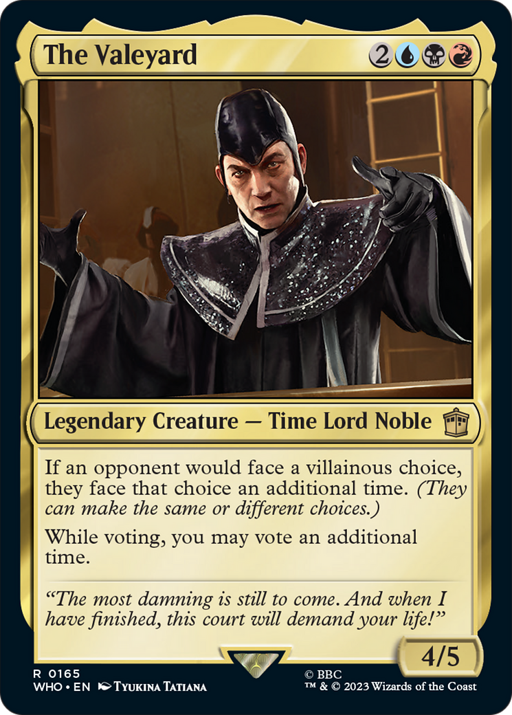 The Valeyard [Doctor Who] | Chromatic Games