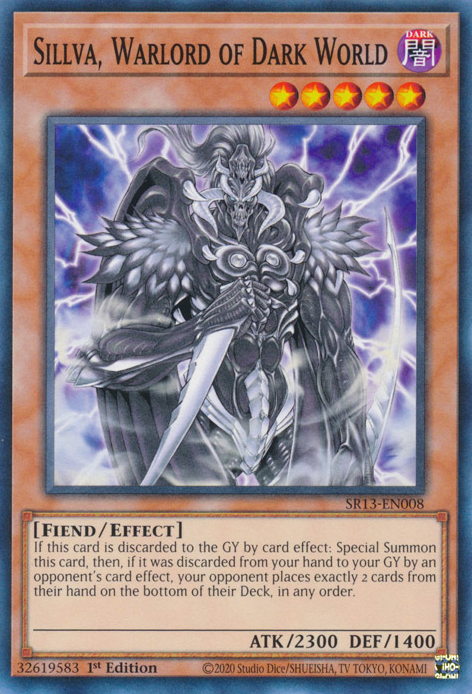 Sillva, Warlord of Dark World [SR13-EN008] Common | Chromatic Games