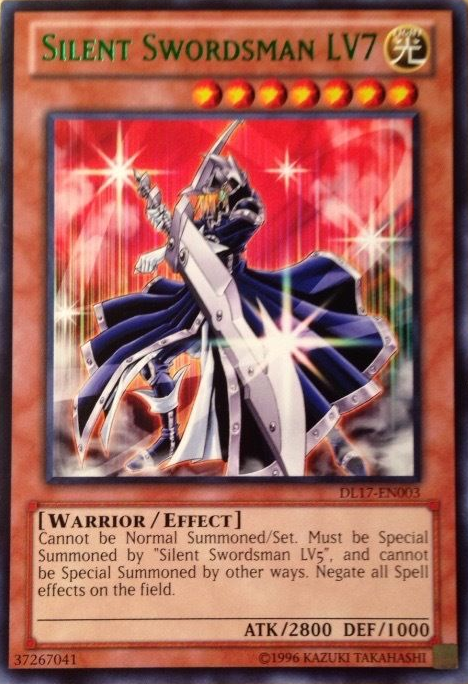Silent Swordsman LV7 (Green) [DL17-EN003] Rare | Chromatic Games