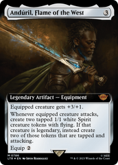 Anduril, Flame of the West (Extended Art) (Surge Foil) [The Lord of the Rings: Tales of Middle-Earth] | Chromatic Games