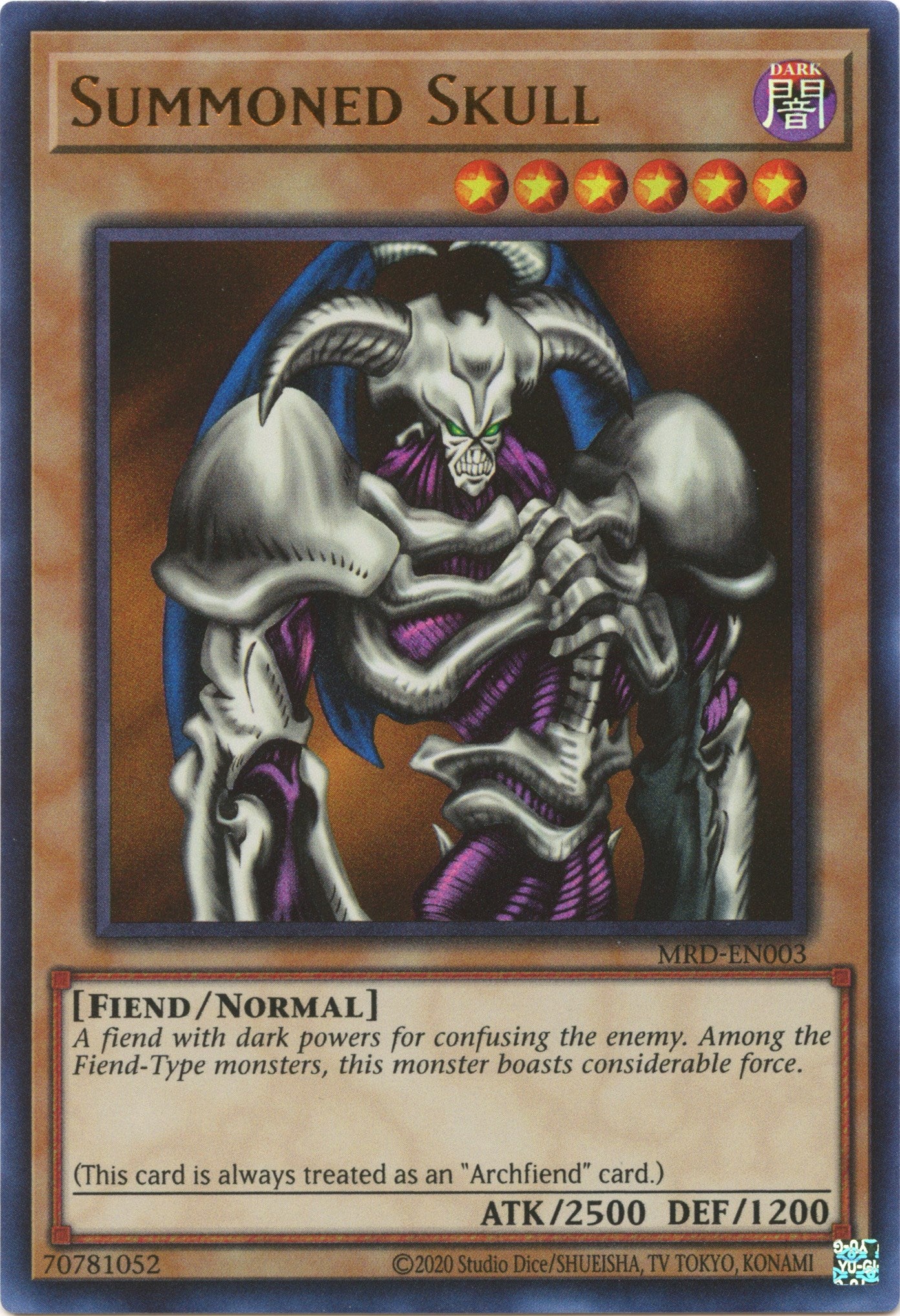 Summoned Skull (25th Anniversary) [MRD-EN003] Ultra Rare | Chromatic Games