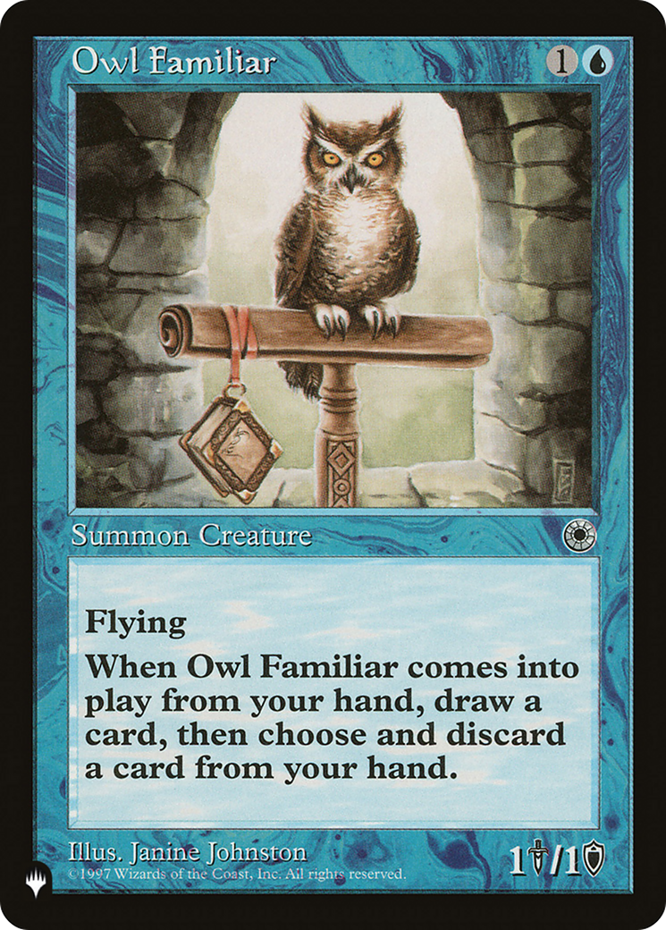 Owl Familiar [The List Reprints] | Chromatic Games