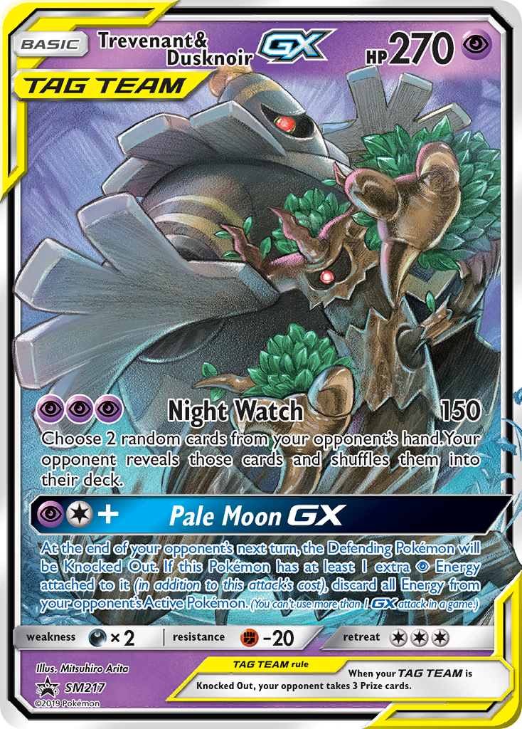 Trevenant & Dusknoir GX (SM217) [Sun & Moon: Black Star Promos] | Chromatic Games