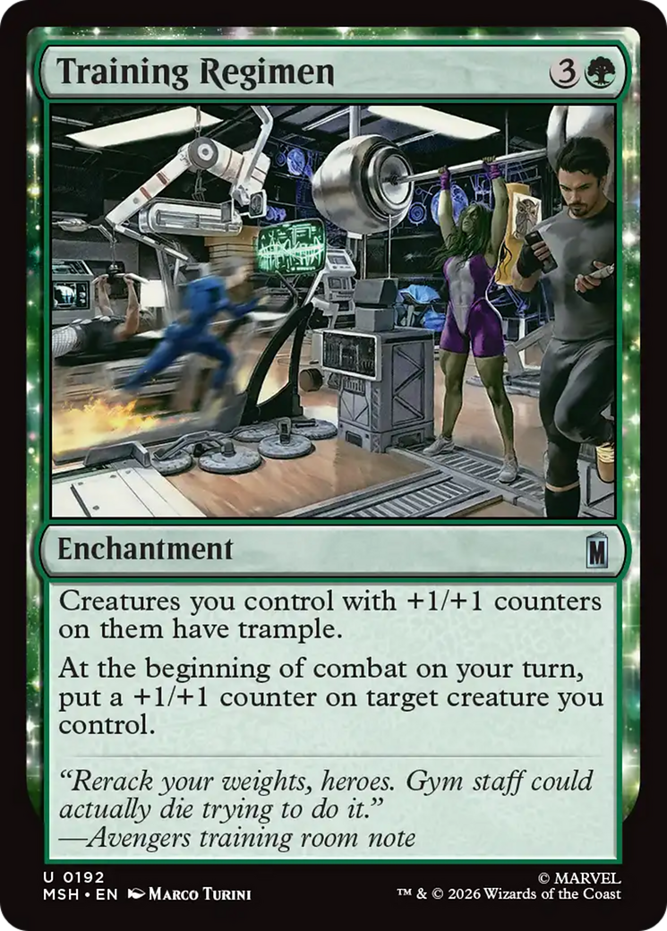 Training Regimen [Marvel Super Heroes] | Chromatic Games