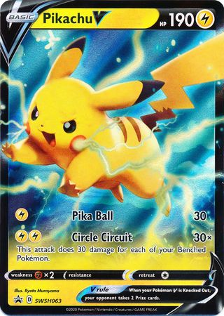 Pikachu V (SWSH063) [Sword & Shield: Black Star Promos] | Chromatic Games