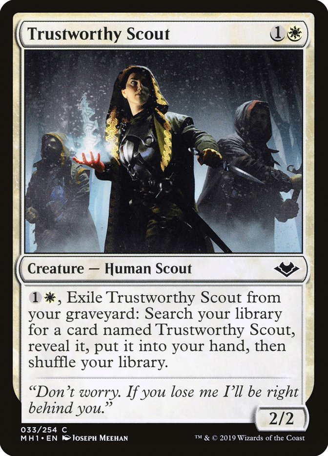 Trustworthy Scout [Modern Horizons] | Chromatic Games