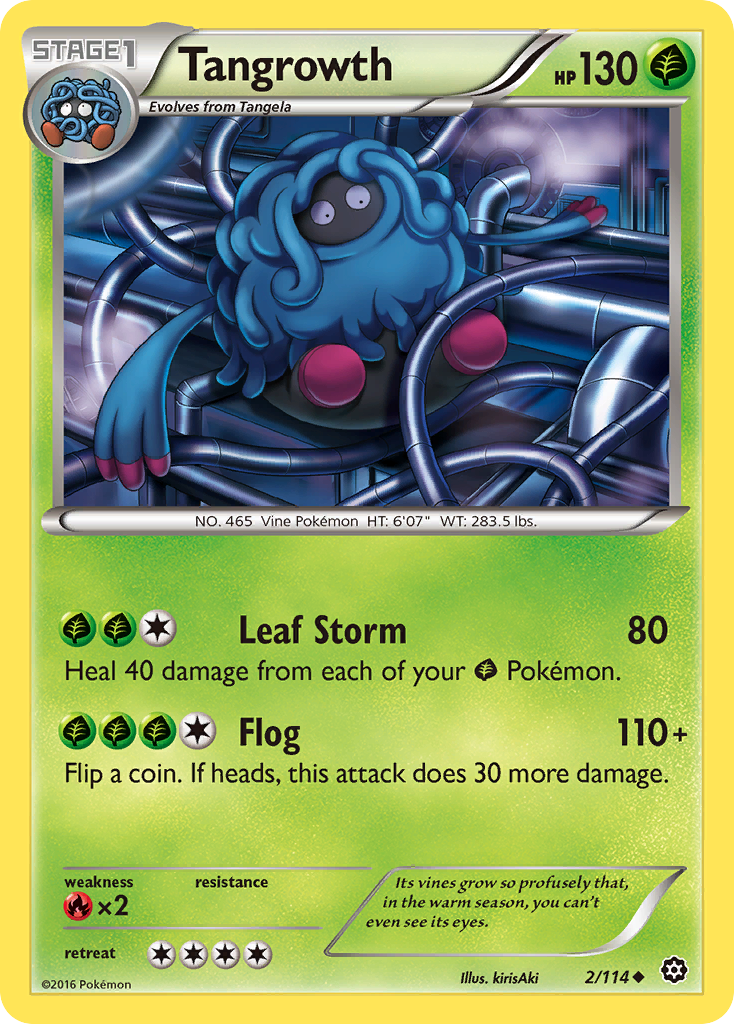 Tangrowth (2/114) [XY: Steam Siege] | Chromatic Games