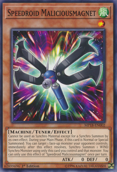 Speedroid Maliciousmagnet [MP18-EN002] Common | Chromatic Games