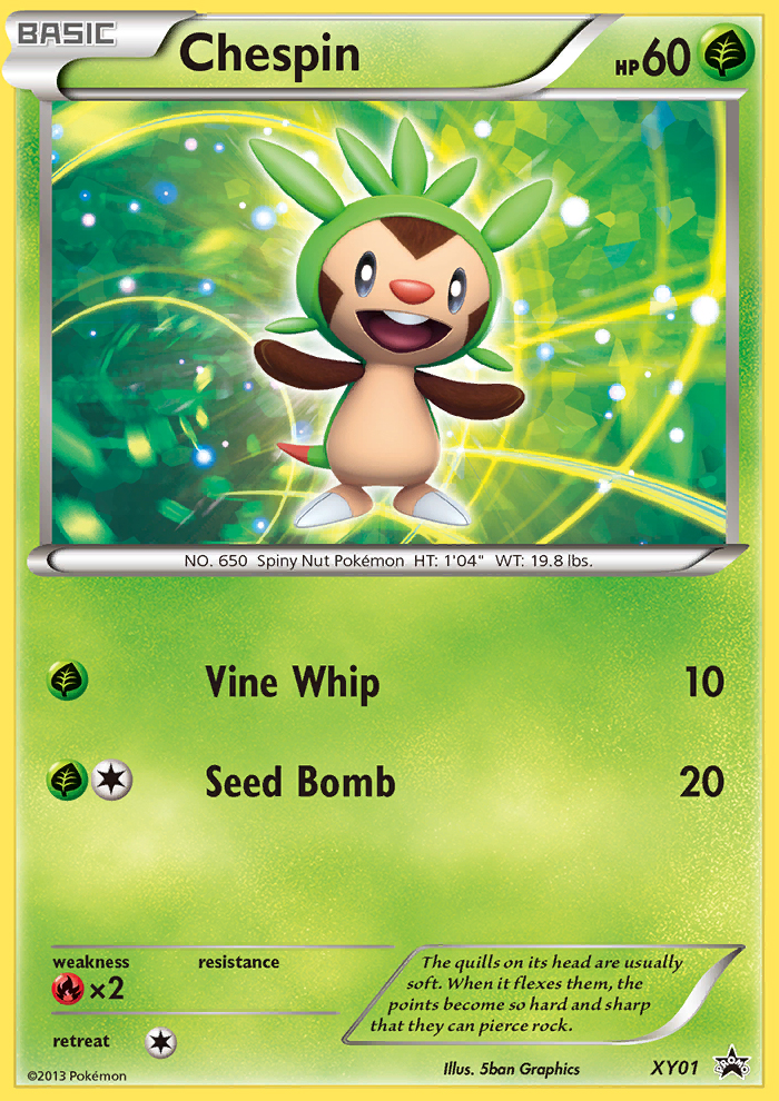 Chespin (XY01) [XY: Black Star Promos] | Chromatic Games