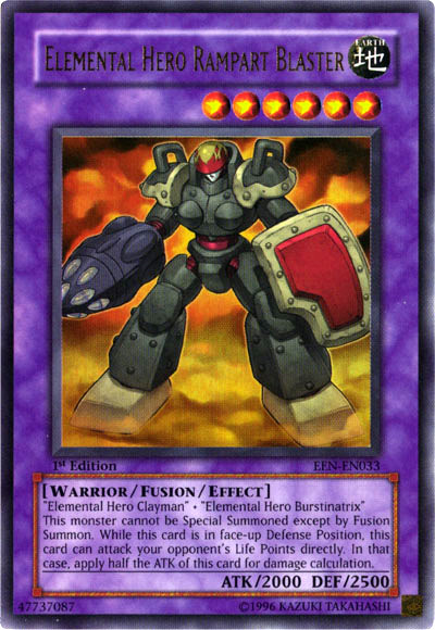 Elemental Hero Rampart Blaster [EEN-EN033] Ultra Rare | Chromatic Games