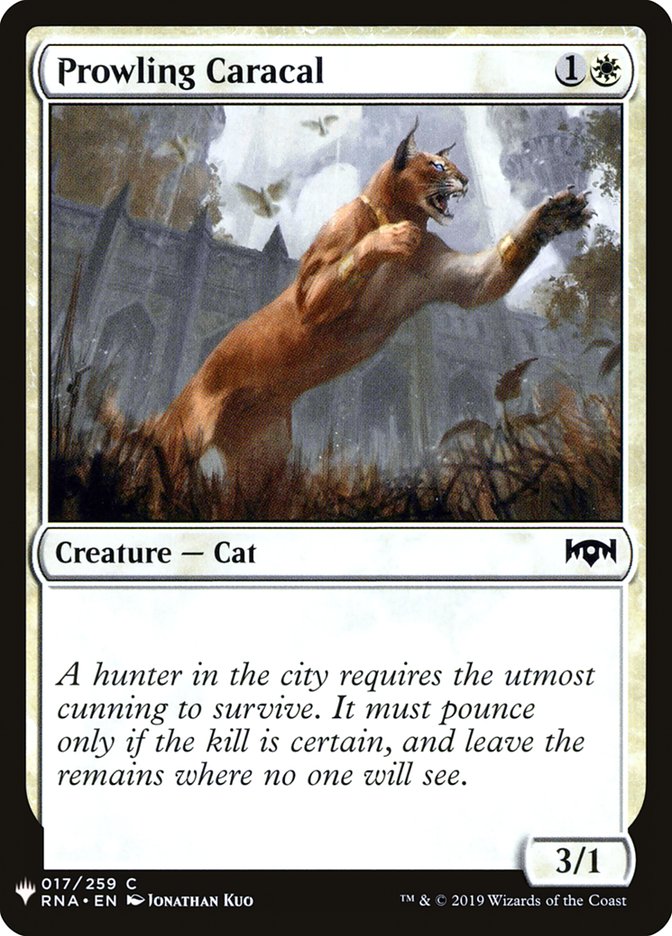 Prowling Caracal [Mystery Booster] | Chromatic Games