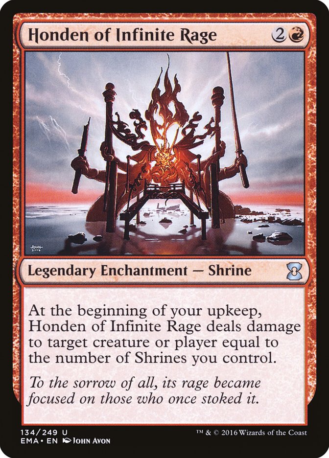 Honden of Infinite Rage 134/249 (Eternal Masters)  | Chromatic Games