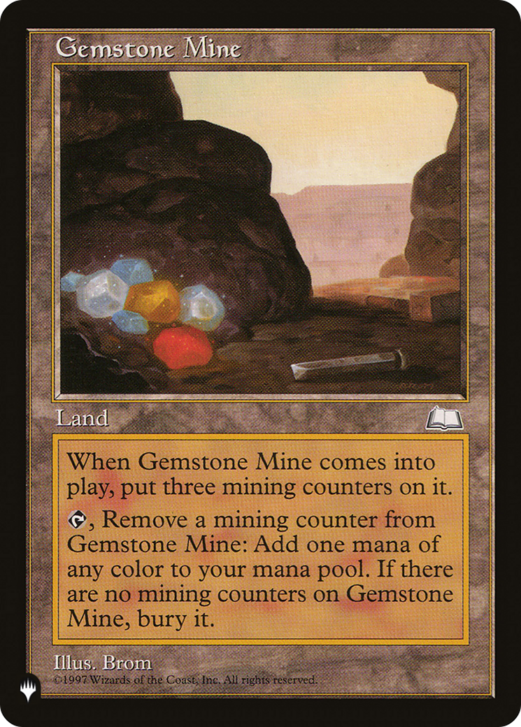 Gemstone Mine (WTH) [The List Reprints] | Chromatic Games